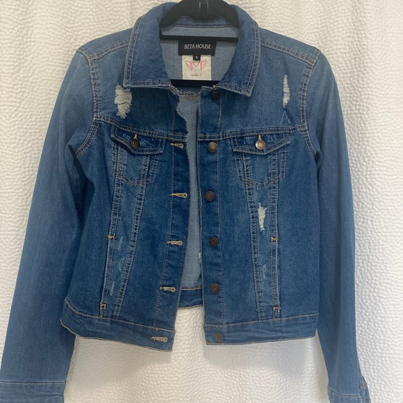 Denim Jean jacket with Dior logo - Picture 9 of 10